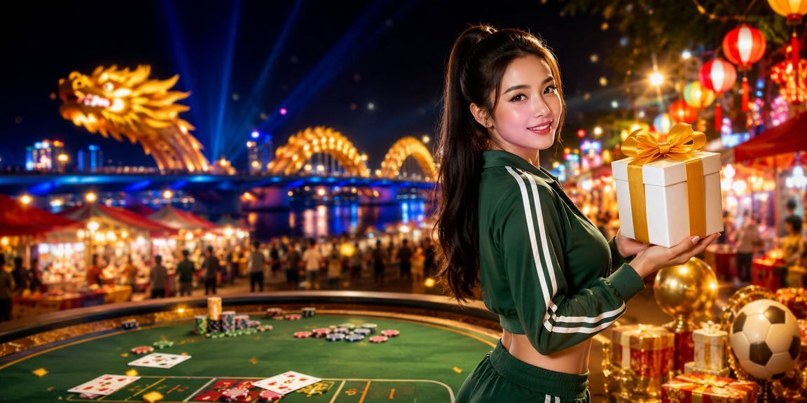 Người chơi thư giãn chơi Baccarat tại khu chợ đêm Đà Nẵng