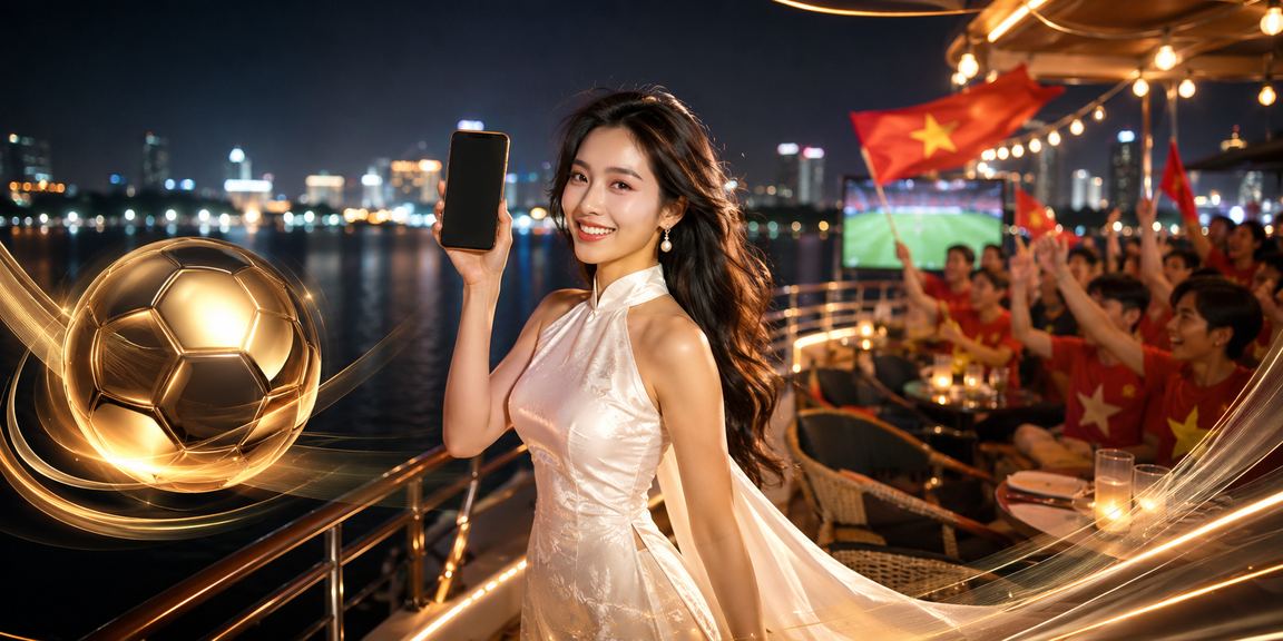 Người dùng Hà Nội trải nghiệm ứng dụng casino pm3 trên điện thoại với trang phục áo dài