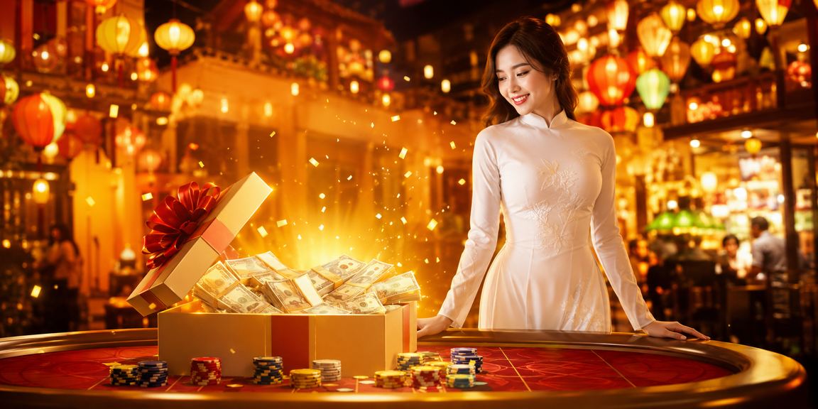 Người mẫu áo dài tại Hội An tham gia casino trực tuyến trên điện thoại